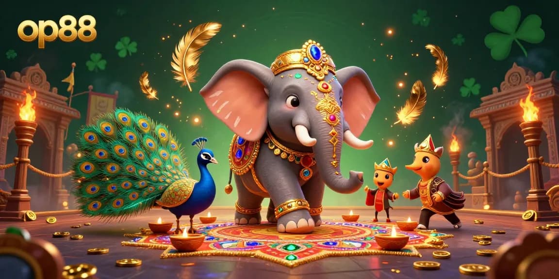 Play thrilling games at op88 featuring inspired casino artwork with rich colors and dynamic elements.