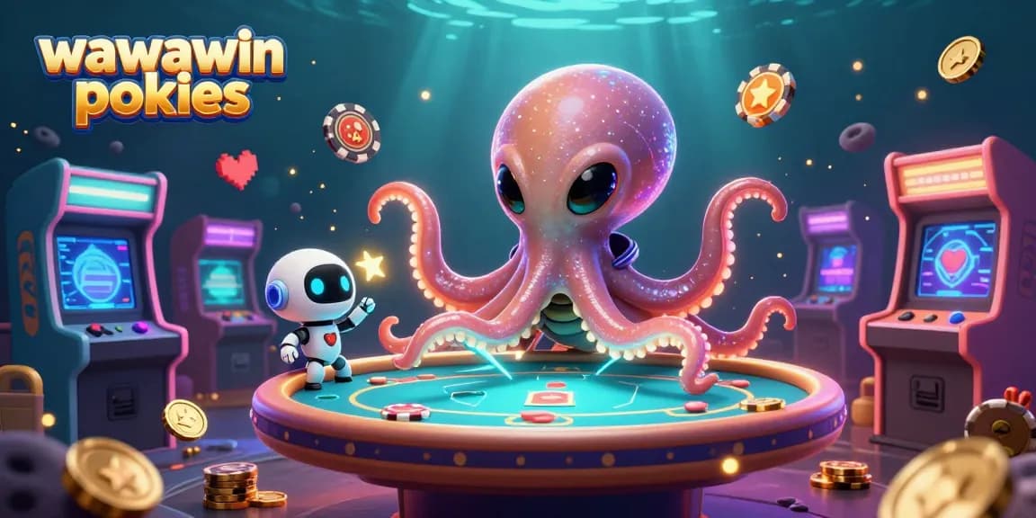 Experience thrilling wawawin pokies action in an ultra-detailed casino scene with vibrant alien characters.