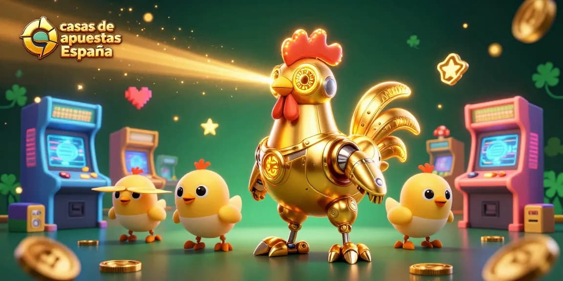 Aventúrate en las casas de apuestas España con este emocionante diseño 3D lleno de acción y elementos de juego.