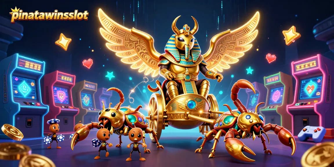 Play exciting pinatawinsslot with glowing 3D elements, rich graphics, and immersive gaming.