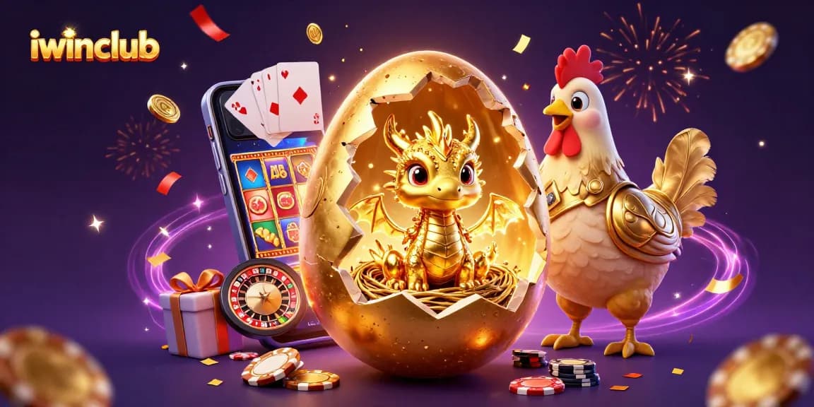Join iwinclub and enjoy the thrilling casino excitement of a golden dragon guarding fortune!