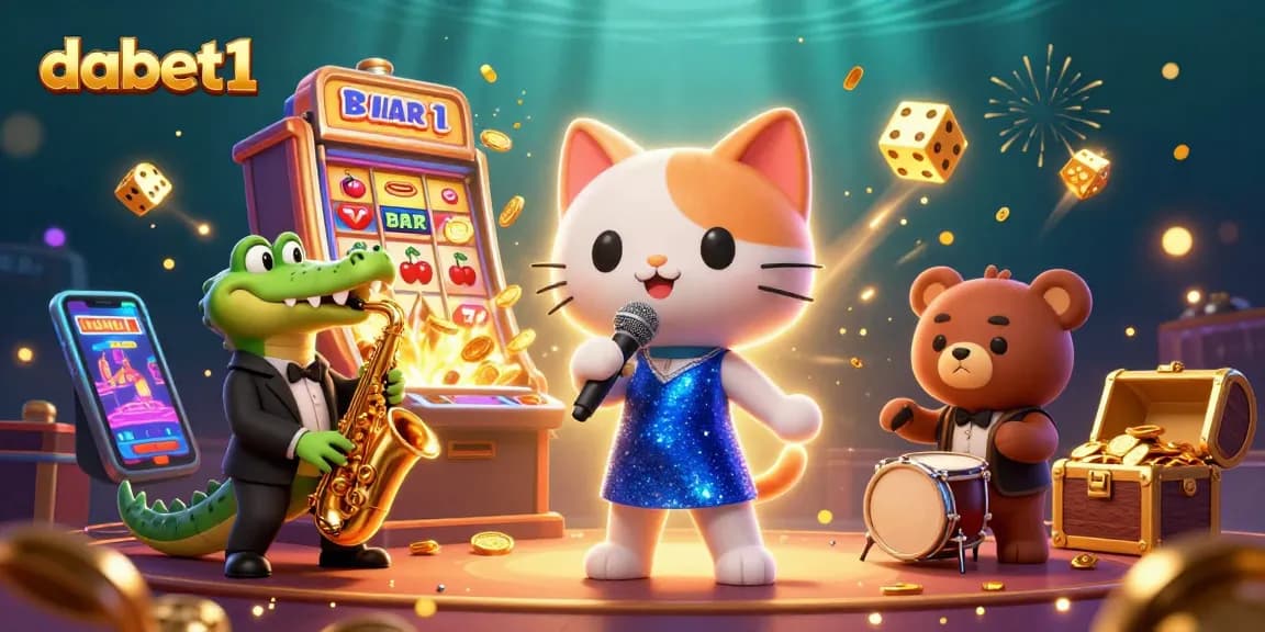 Engage with dabet1's vibrant casino experience featuring dynamic characters and thrilling slot action.