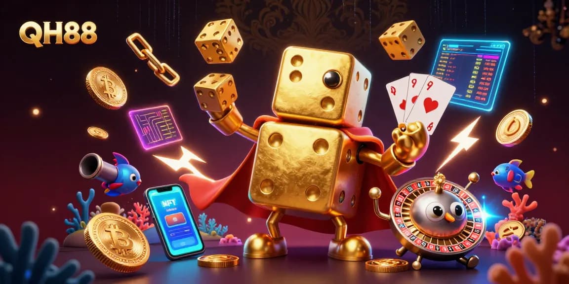 Engage in thrilling gameplay with QH88's vibrant underwater adventure featuring dynamic characters and crypto elements.