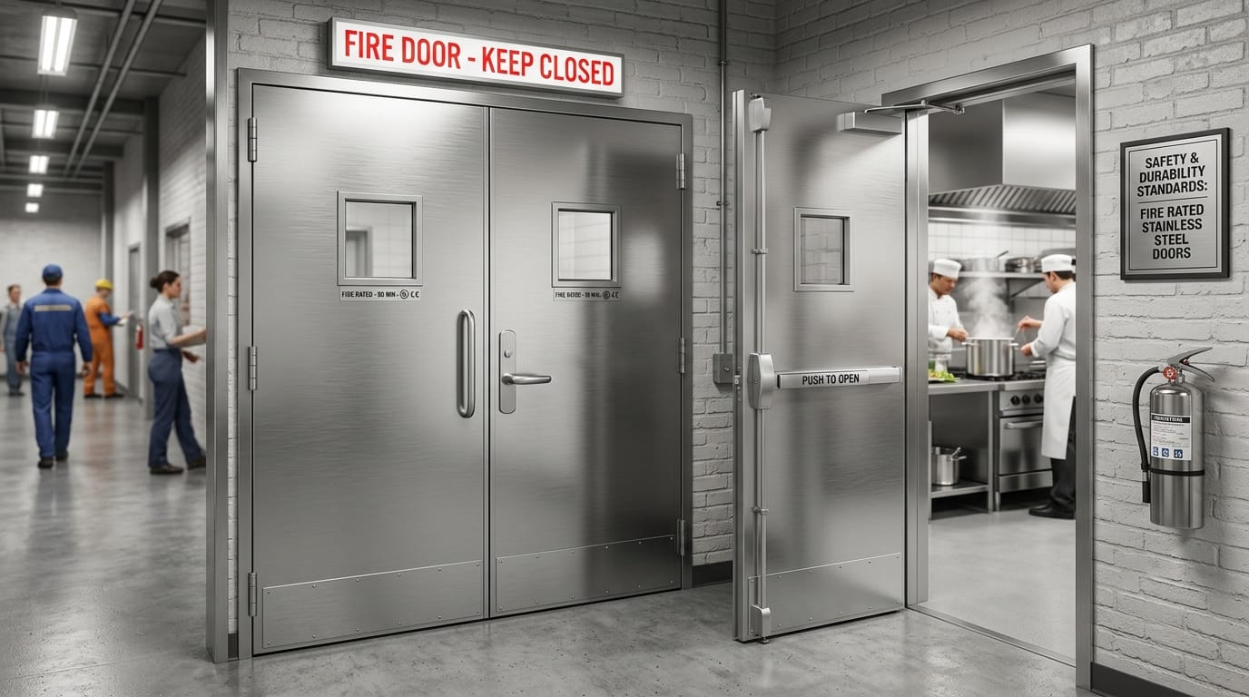Stainless Steel Swing Door Options for Stylish and Functional Architecture