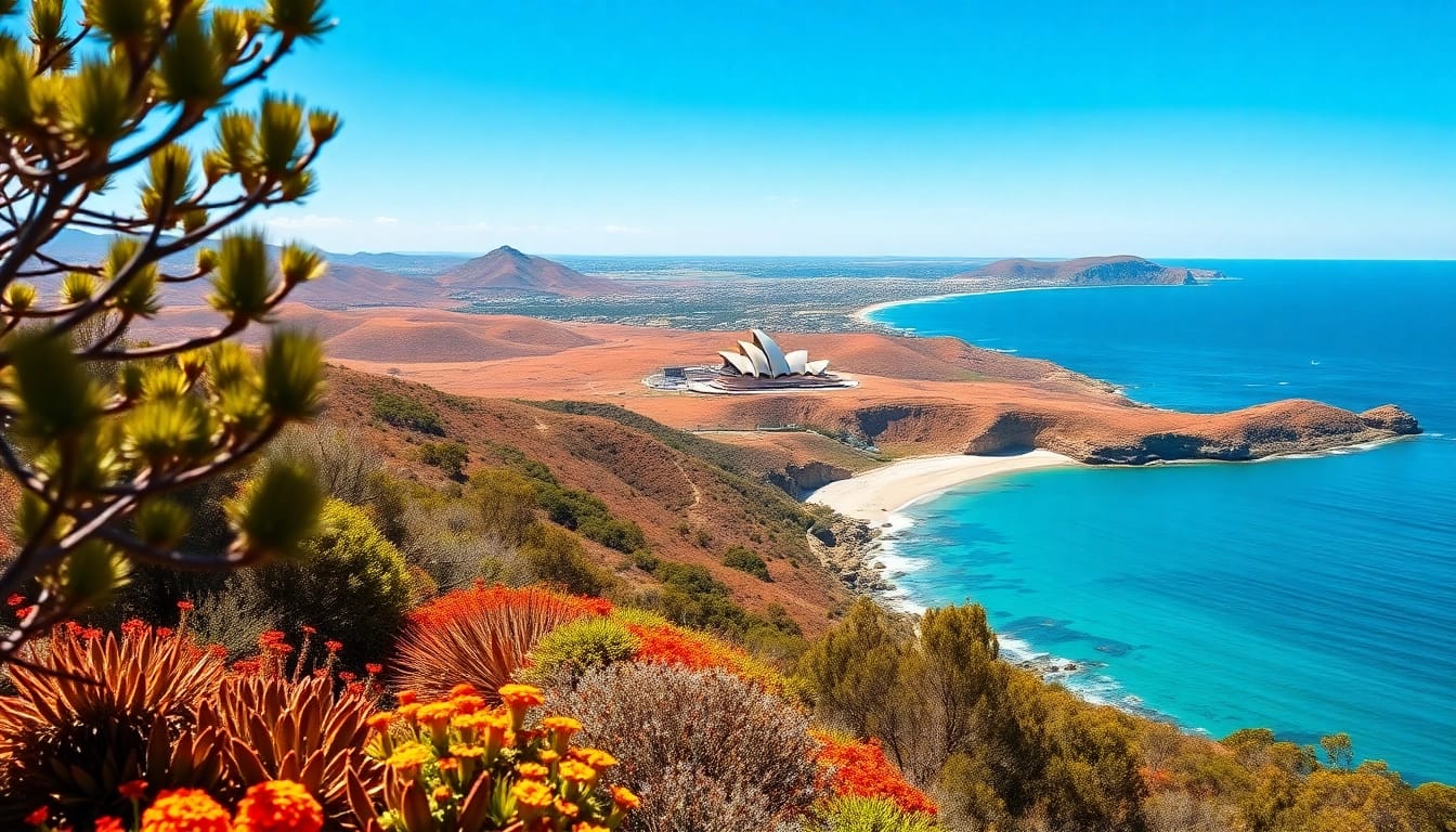 Experience the breathtaking beauty of Australia with diverse landscapes and the iconic Sydney Opera House.