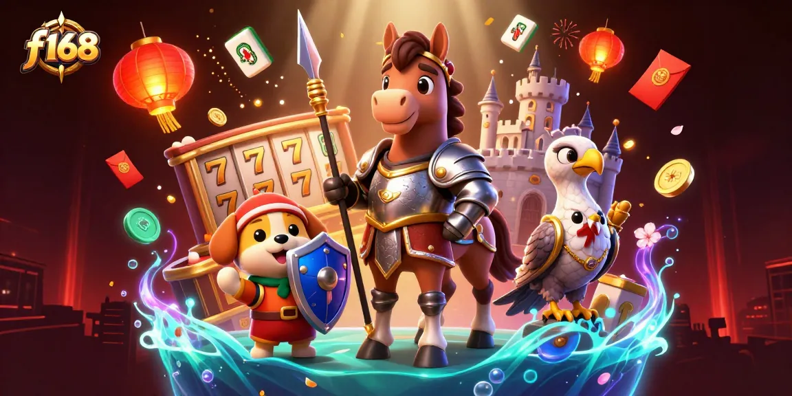 Experience winning moments at f168 casino with a spirited medieval knight and exciting gaming elements.