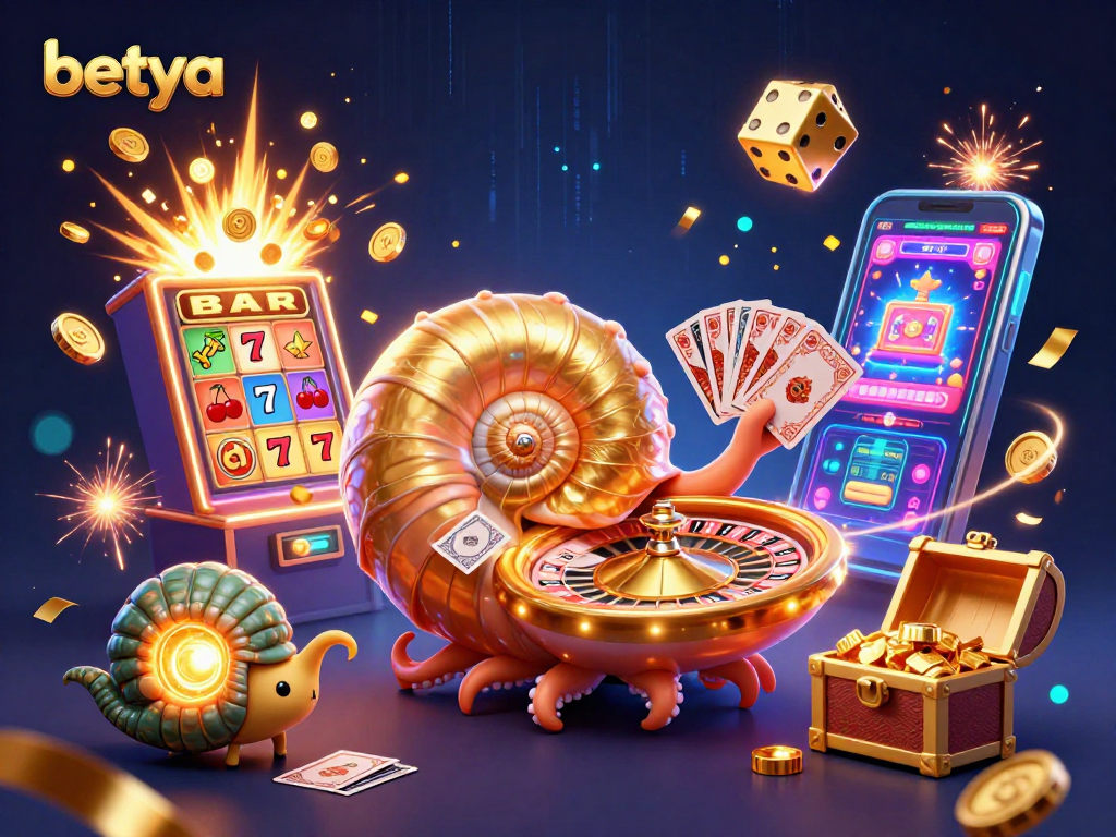 Experience thrilling gameplay at betya with vibrant slots, neon lights, and exciting jackpots!