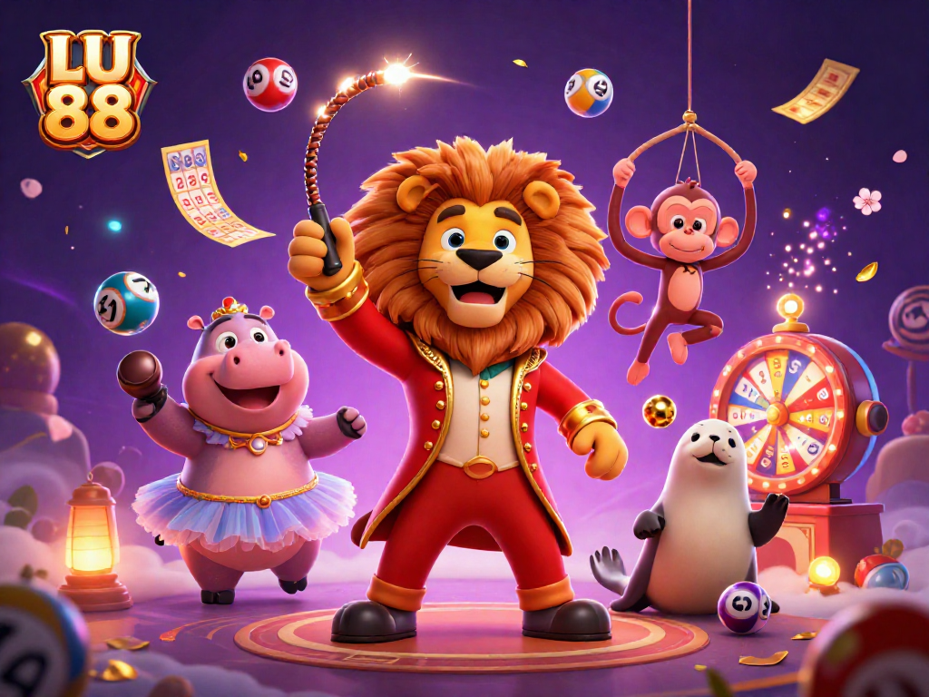 Watch LU 88 winning with colorful lottery elements and lively characters enhancing the gambling excitement.