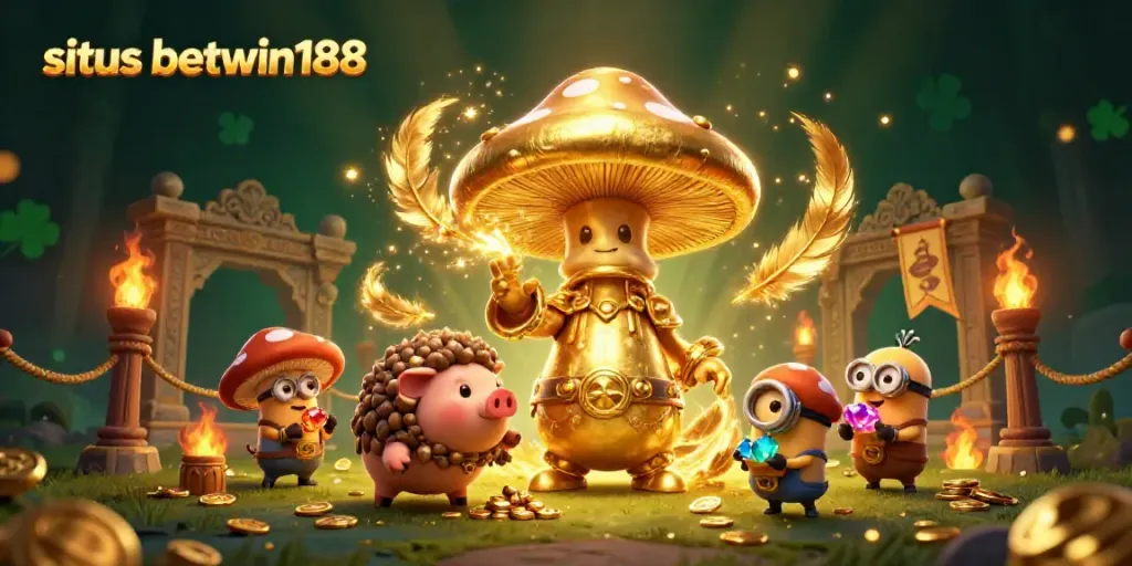 Menangkan permainan di situs betwin188 dengan ilustrasi kasino yang menarik dan penuh warna.