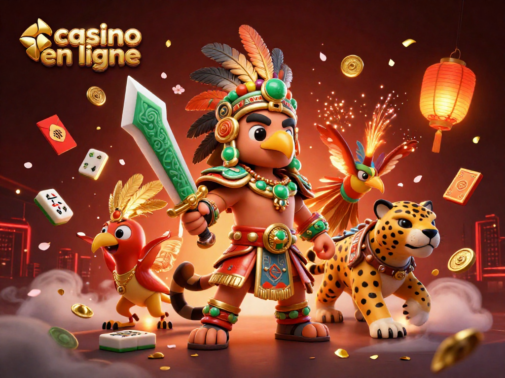 Découvrez le nouveau casino en ligne avec des guerriers aztecs, lanternes et feu d'artifice.