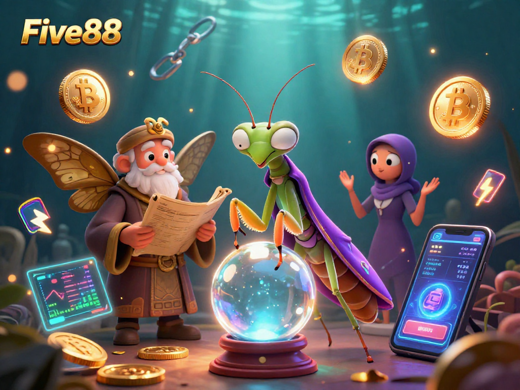 Experience thrilling gaming at Five88, where fortune meets digital assets and vibrant elements enhance the action.