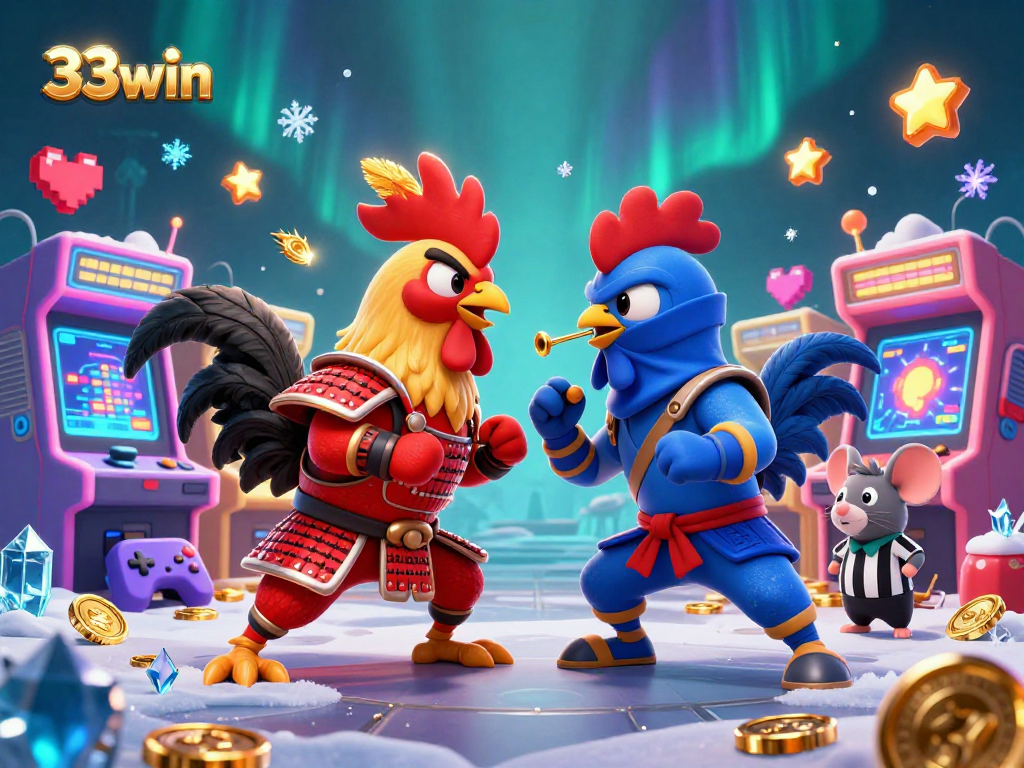 Engage with the 33win experience where fighting roosters meet thrilling arcade action!