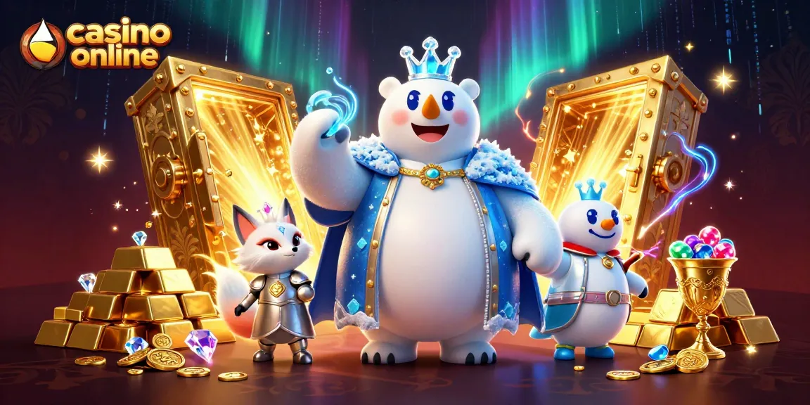 Gioca ai migliori giochi di casino online con il re di ghiaccio e la volpe in armatura.