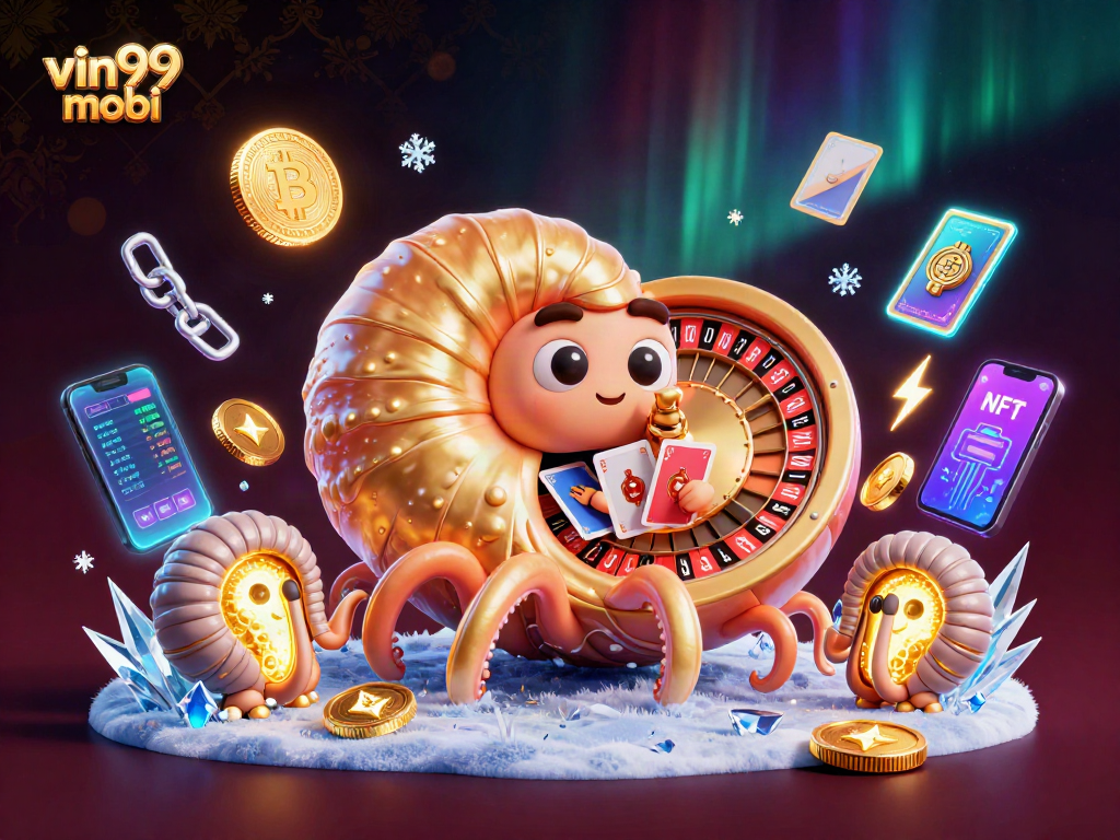 Experience thrilling wins with vin99 mobi's immersive casino world featuring 3D cartoon characters.