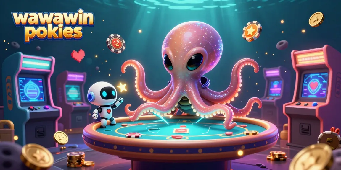 Experience thrilling wawawin pokies action in an ultra-detailed casino scene with vibrant alien characters.