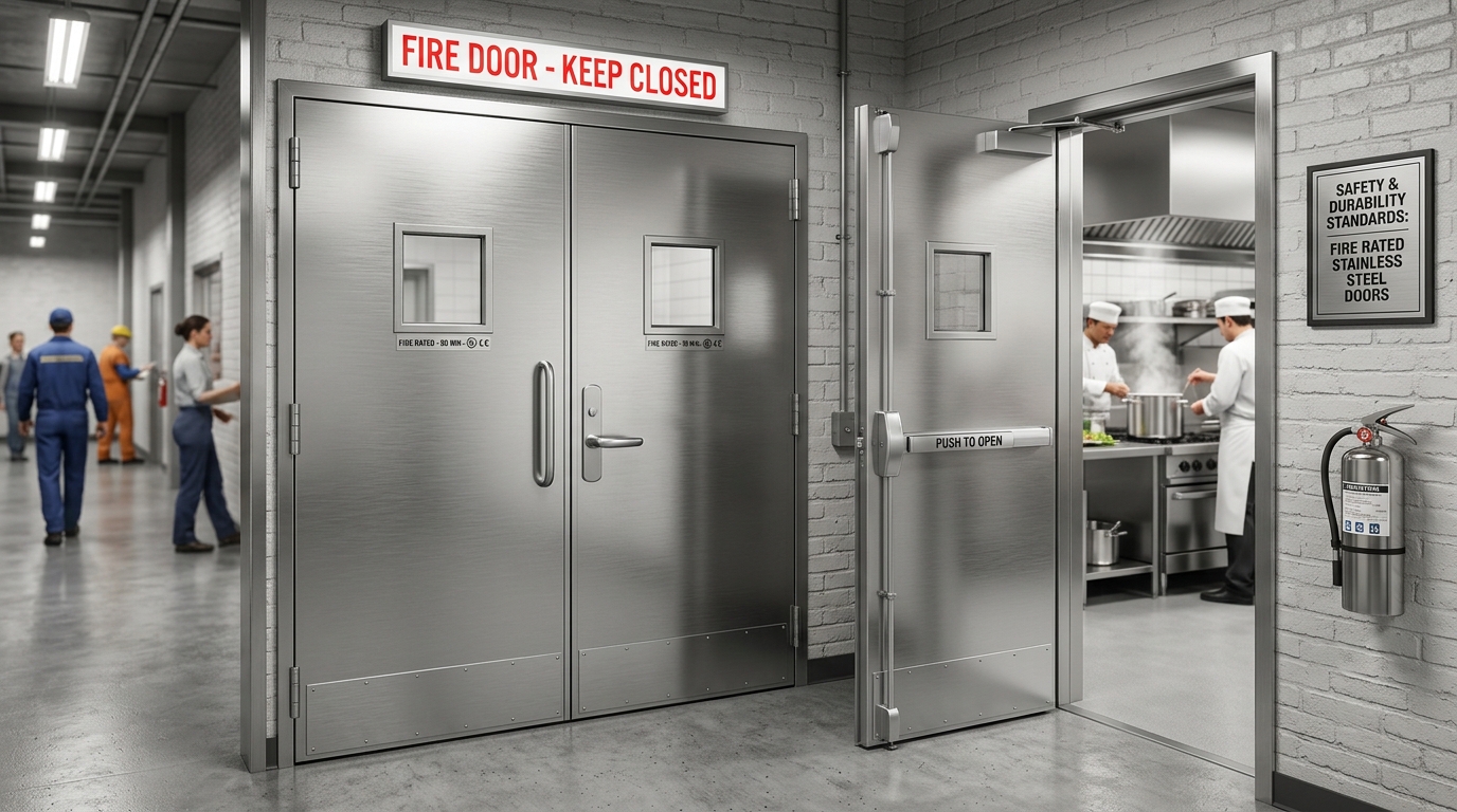 Stainless Steel Swing Door Options for Stylish and Functional Architecture