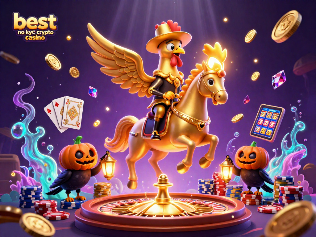 Experience the excitement of the best no kyc crypto casino with vibrant characters and stunning visuals.