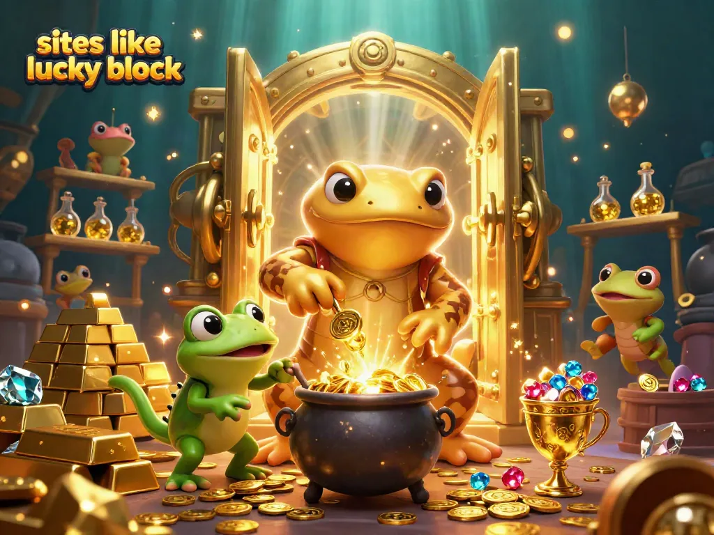 Experience thrilling gaming adventures at sites like lucky block with golden treasures and vibrant characters.