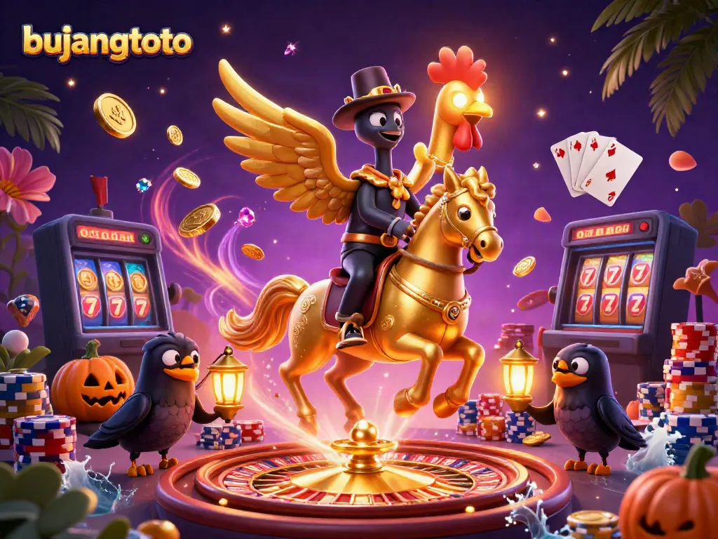 Experience the thrill of gaming with bujangtoto amidst enchanting casino visuals and dynamic action.