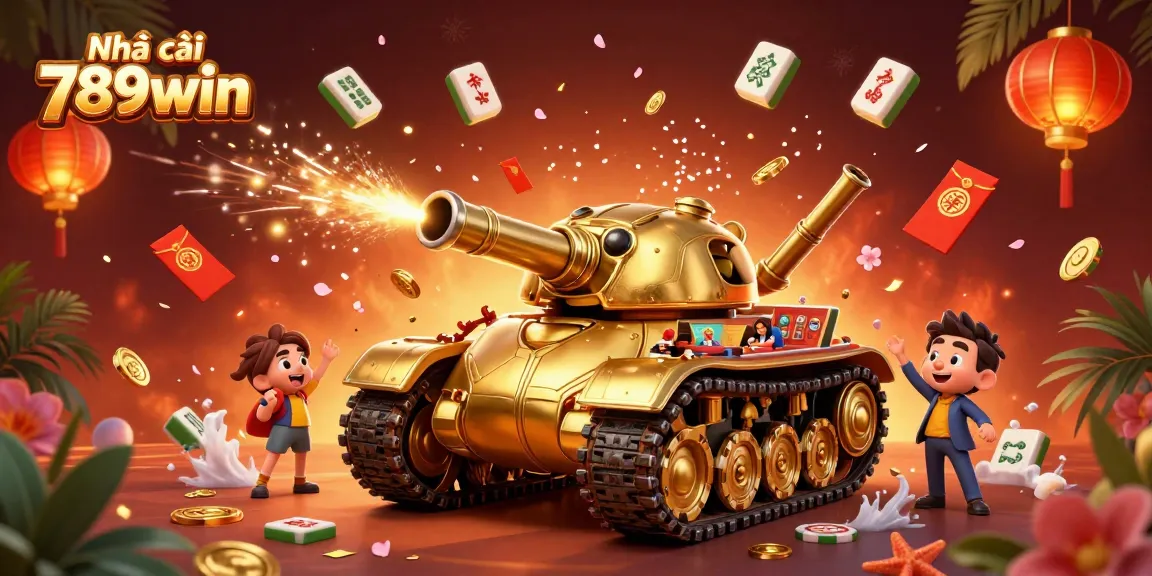 Engage with Nhà cái 789win through this vibrant casino-themed digital illustration.