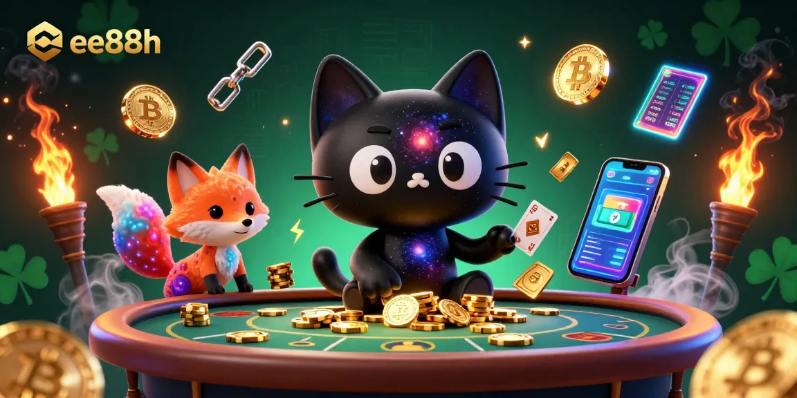 Engage in thrilling gameplay with ee88h as a cosmic cat leads at the casino.