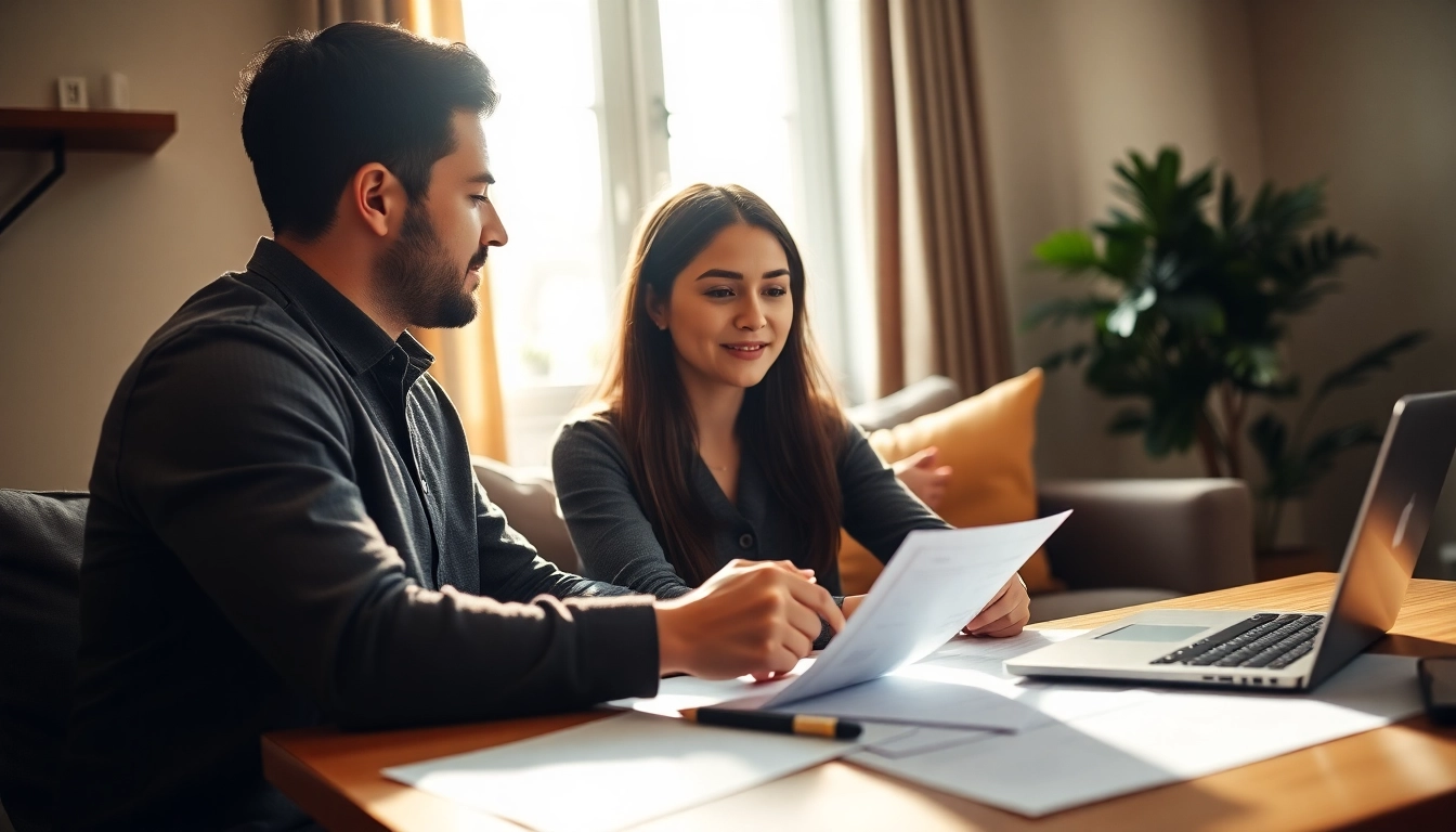Explore When to buy life insurance, featuring a couple discussing options in a cozy setting.