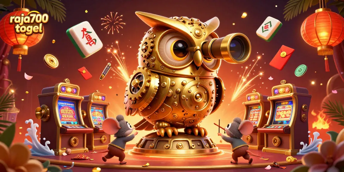 Bermain di raja700 togel dengan simbol keberuntungan dan suasana meriah.