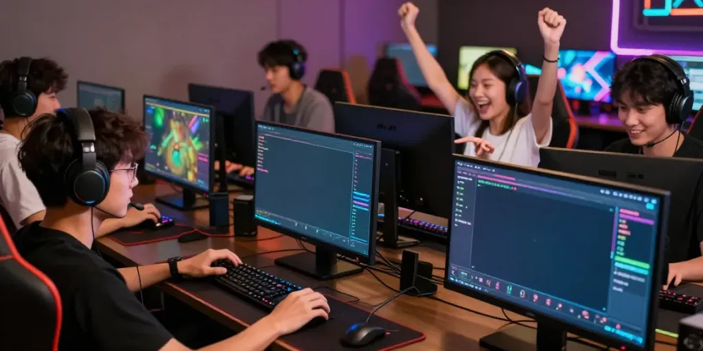 Exciting gaming session showcasing singatoto link experience with engaged players.