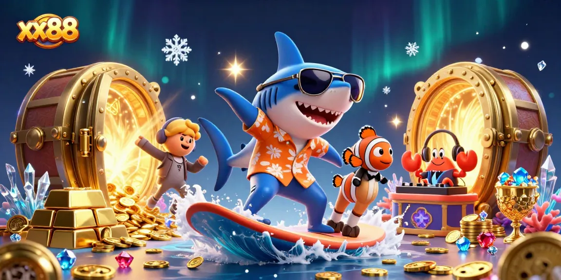 Join xx88 and immerse in an exciting sea of fortune with our playful character ensemble!