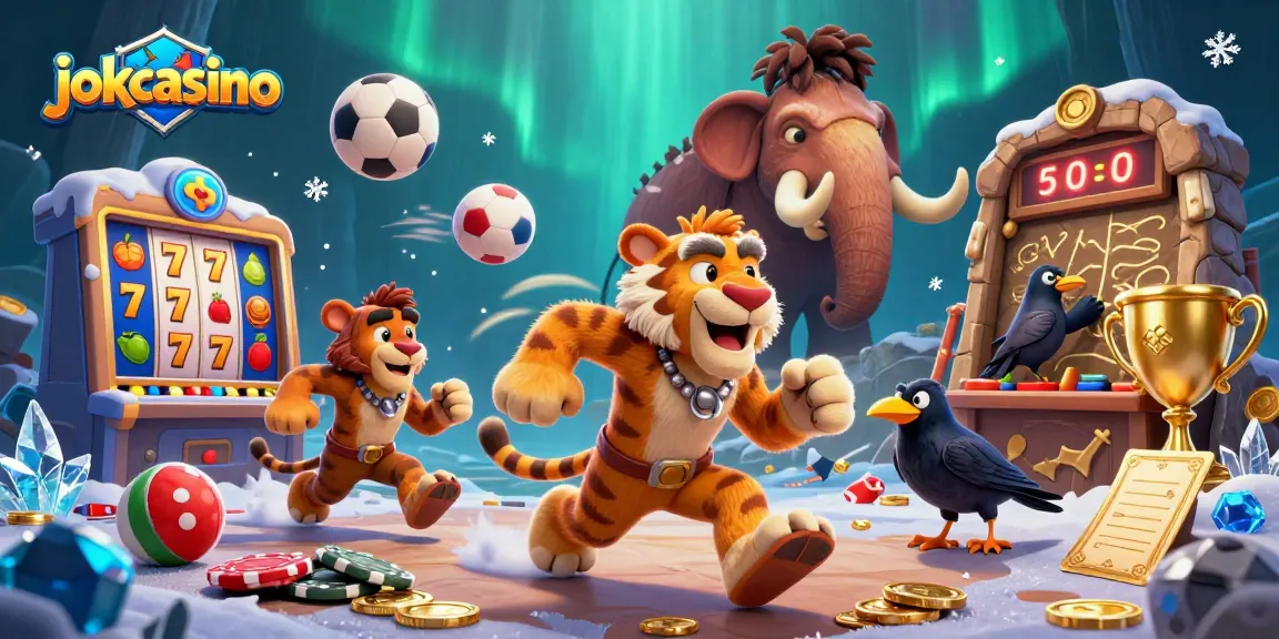 Experience exhilaration at jokacasino featuring vibrant slots and a prehistoric theme.