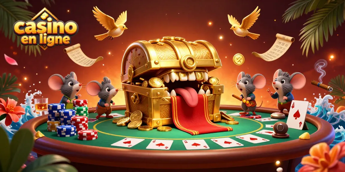 Plongez dans un univers de casino en ligne riche en trésors et en personnages captivants.