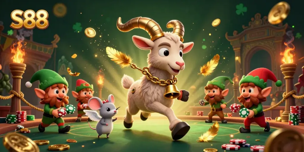 Experience the thrill of S88 at a holiday-horror casino with festive characters stealing the show.