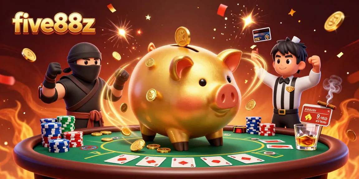 Engage with thrilling poker action at five88z featuring dynamic characters and colorful casino elements.