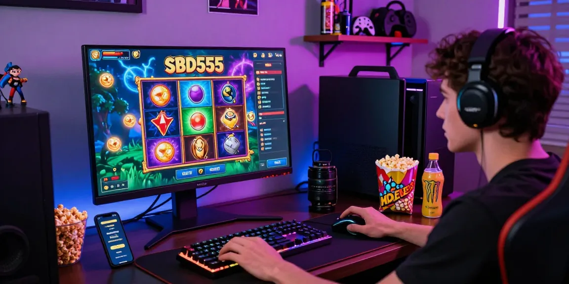เล่น SBD555 สล็อตออนไลน์ในห้องเกมที่มีบรรยากาศน่าสนใจ