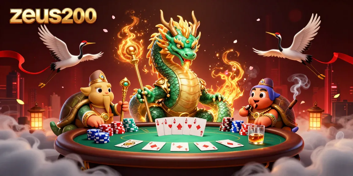 Permainan kartu zeus200 terlihat jelas dalam ilustrasi yang dinamis dan penuh warna.
