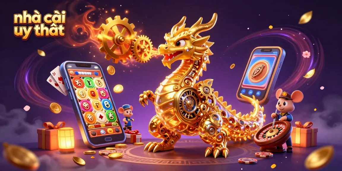 Experience the magic of nhà cái uy tín with our vibrant 3D casino scene, showcasing thrilling gaming moments.