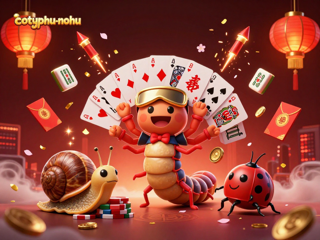 Engage in high-stakes gameplay with cotyphu-nohu as colorful characters enrich the gambling scene.