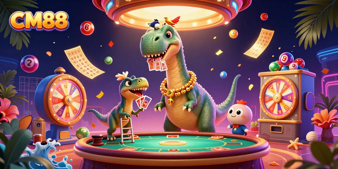 Experience excitement at CM88 with dynamic creatures and vibrant casino elements in action.