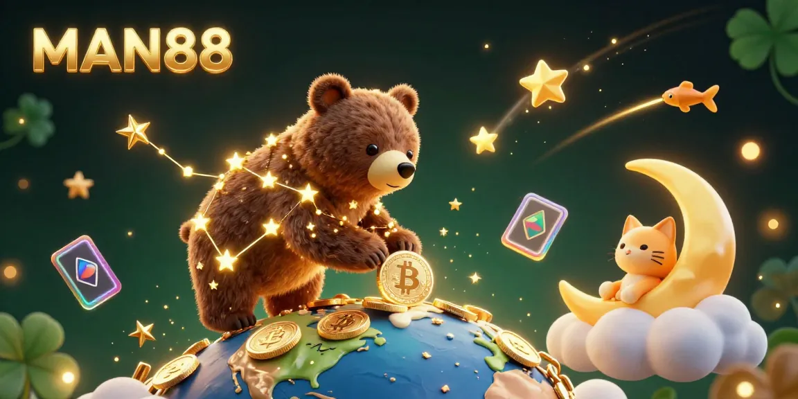 Engage with MAN88's exclusive gaming experience, unlocking golden rewards in a lavish casino environment.