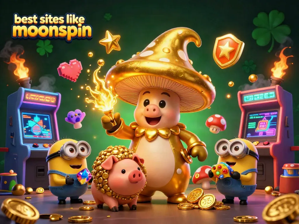 Experience fun gameplay at the best sites like moonspin with magical characters and casino elements