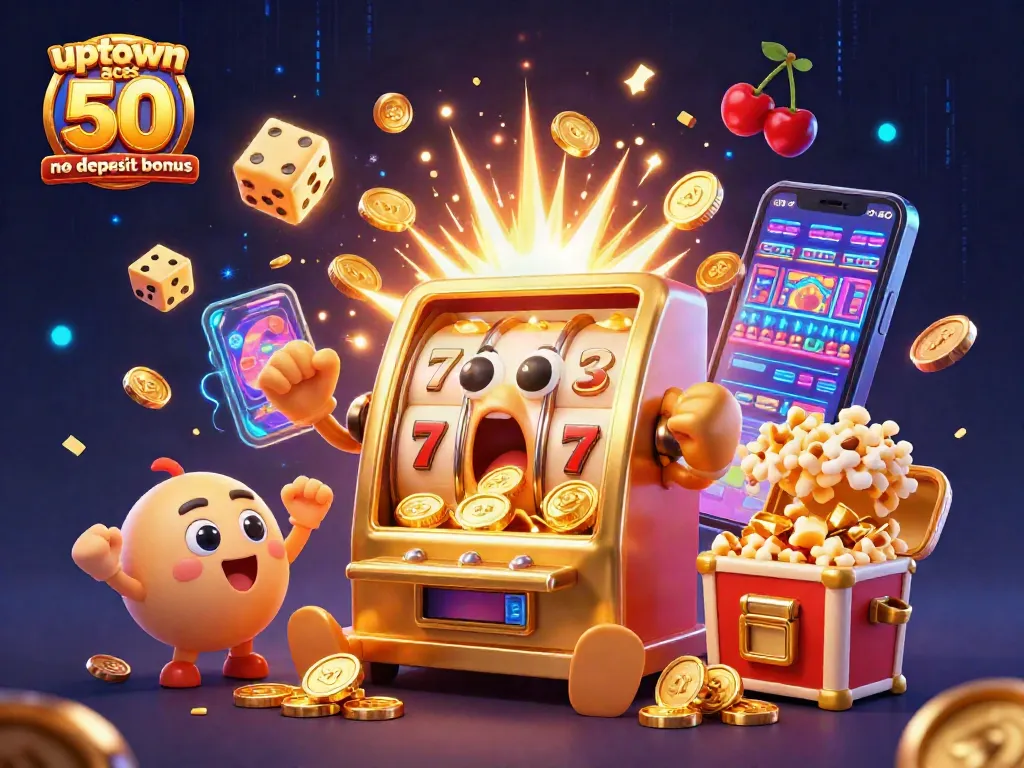 Experience the excitement of the uptown aces 50 no deposit bonus with jackpots, cheering slot machines, and golden wins.