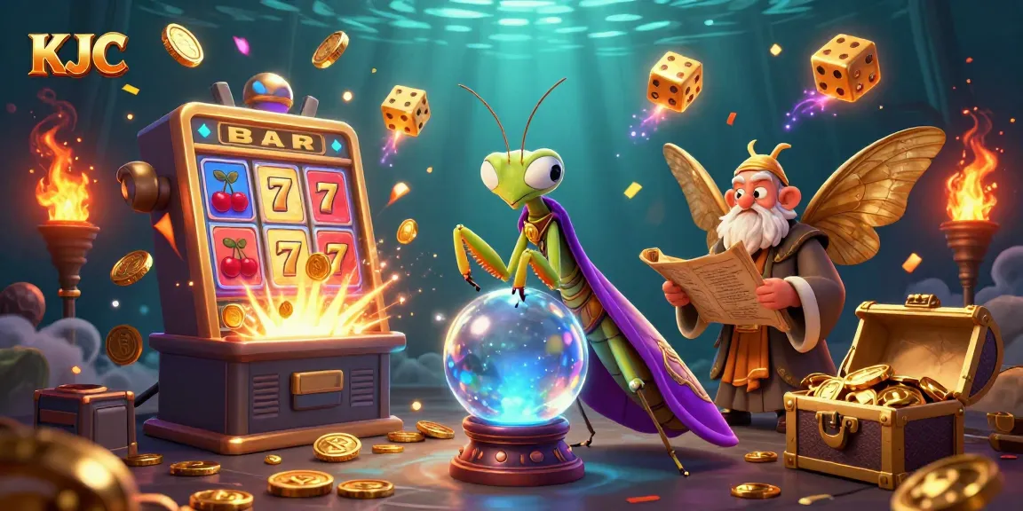 KJC enthralls players with vibrant slot games and enchanting 3D illustrations, showcasing a mystical casino experience.