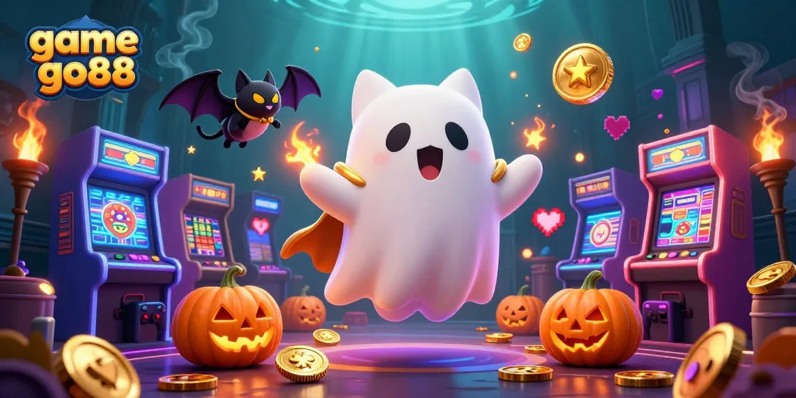 Engage with thrilling game go88 action featuring vibrant 3D characters in a haunted casino setting.
