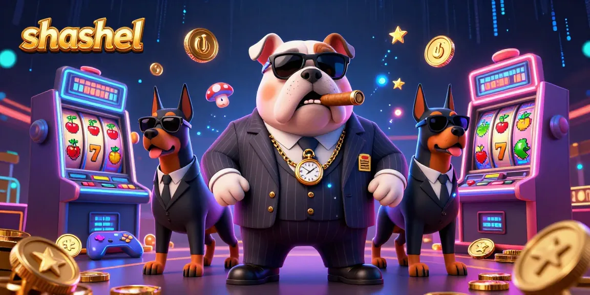 Experience shashel thrills with engaging slot machines and cartoon mafia elements.