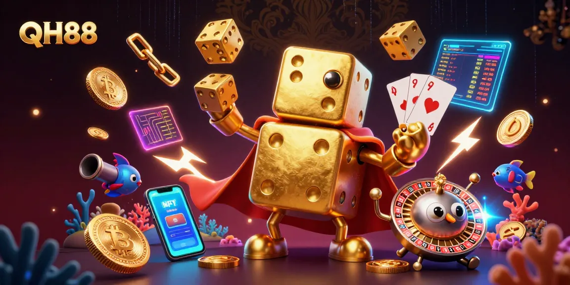 Engage in thrilling gameplay with QH88's vibrant underwater adventure featuring dynamic characters and crypto elements.